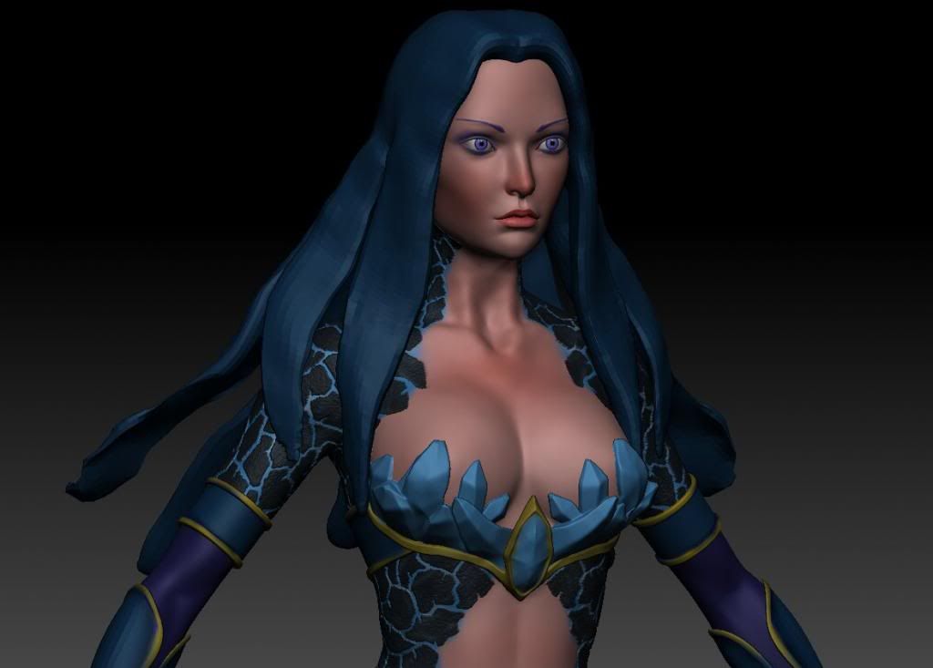 Wip Frostblade Irelia Fan Art Nsfw Polycount